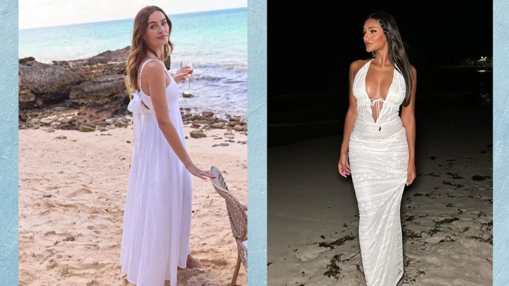 white maxi dress