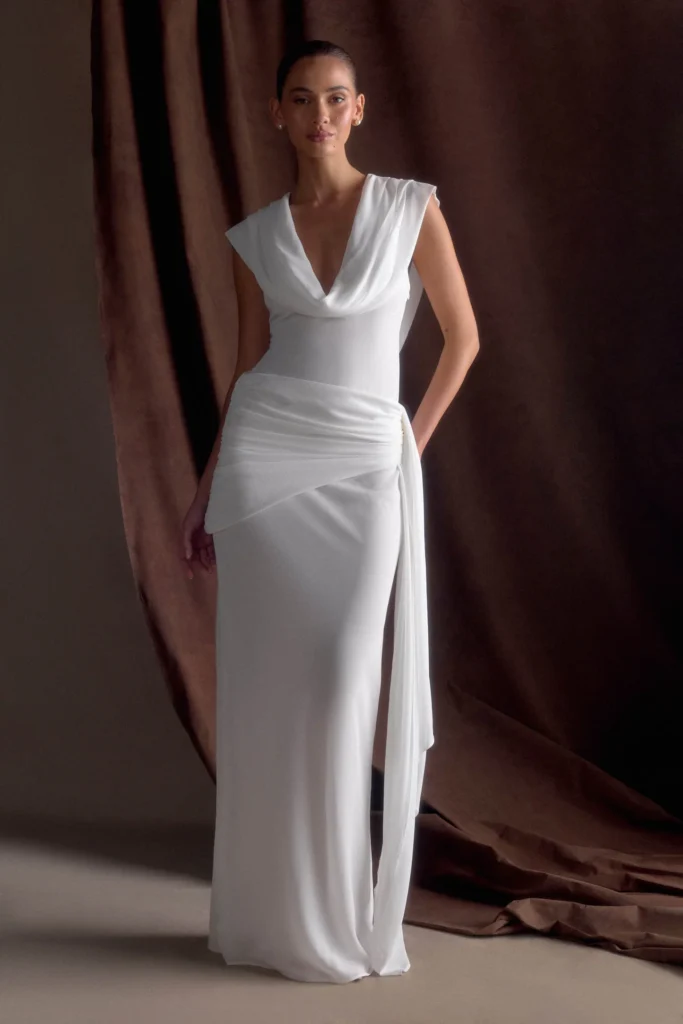white maxi dress